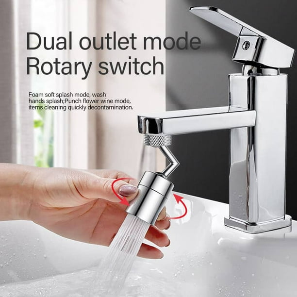 Universal Splash 720° Degree Filter Faucet Rotate Water Outlet Faucet Universal Splash 720° Degree Filter Faucet Rotate Water Outlet Faucet